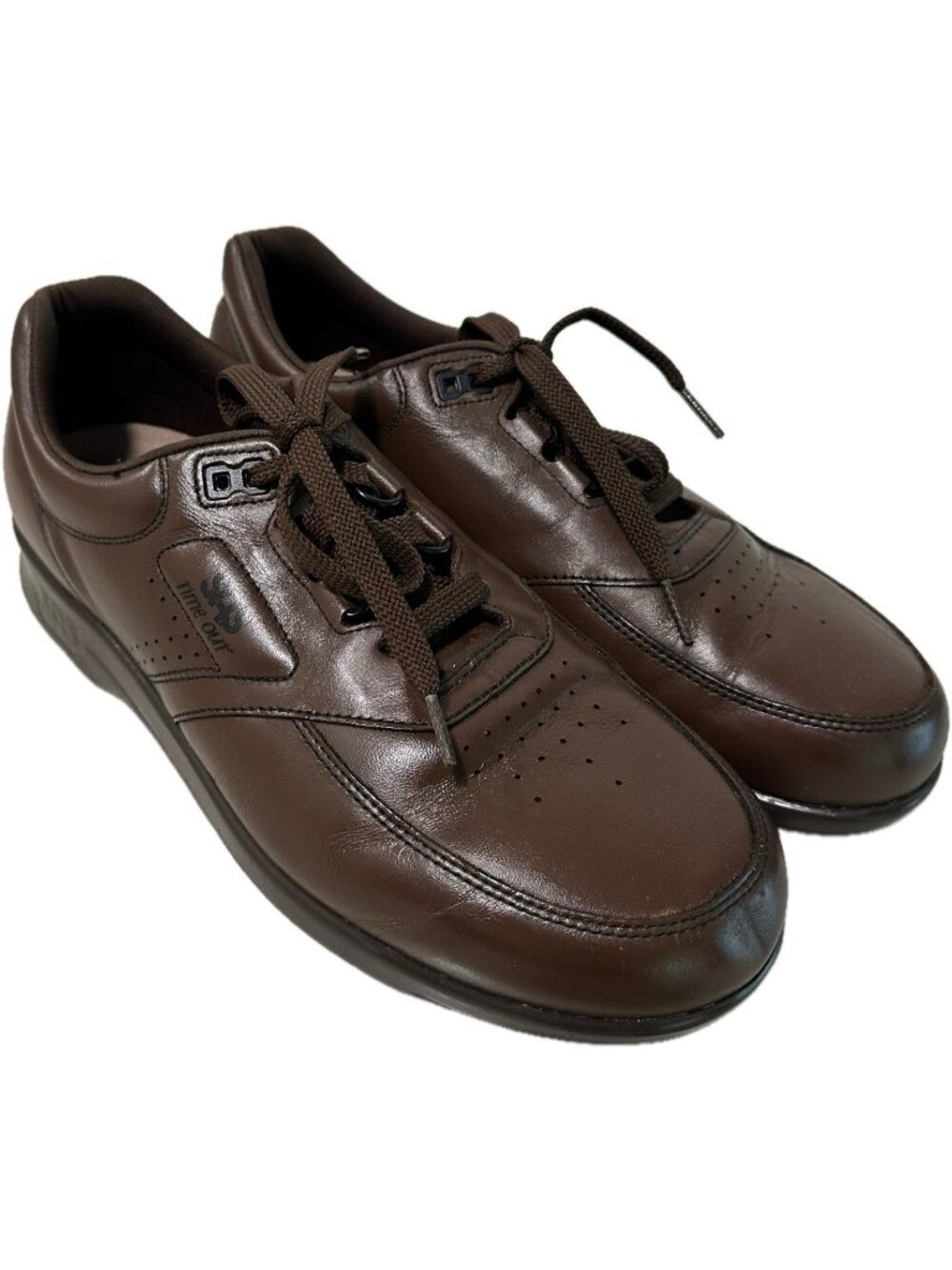 Sas Men’s Time Out Lace Up Comfort Walking Shoe Sneakers Walnut Brown 9.5 M